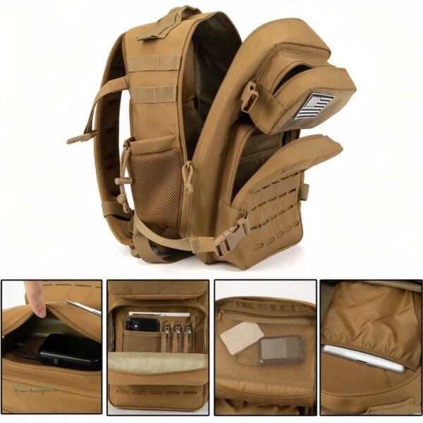 Sac à Dos Sable pratique pour voyages et randonnées