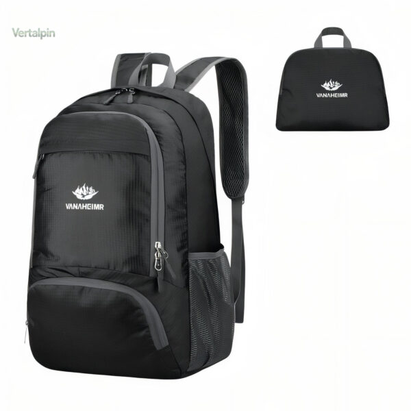 sac-a-dos-noir-impermeable-1 Sac à Dos Léger Imperméable pour randonnées