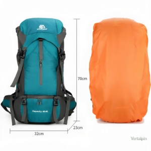 Sac à dos randonnée avec housse anti-pluie