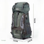 Grand sac à dos de randonnée pour homme 70L
