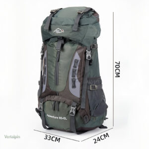 Grand sac à dos de randonnée pour homme 70L