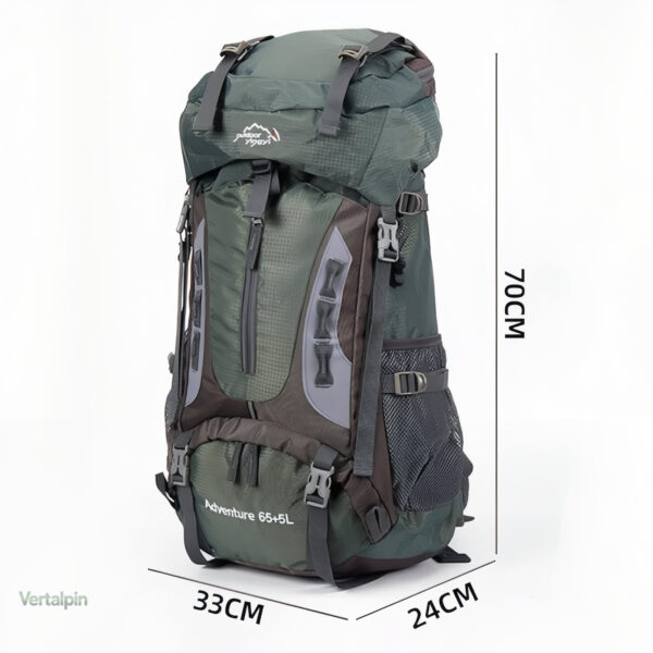 Grand sac à dos de randonnée pour homme 70L