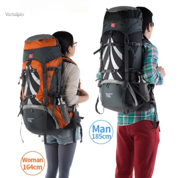 Sac à dos trekking avec sangles de compression