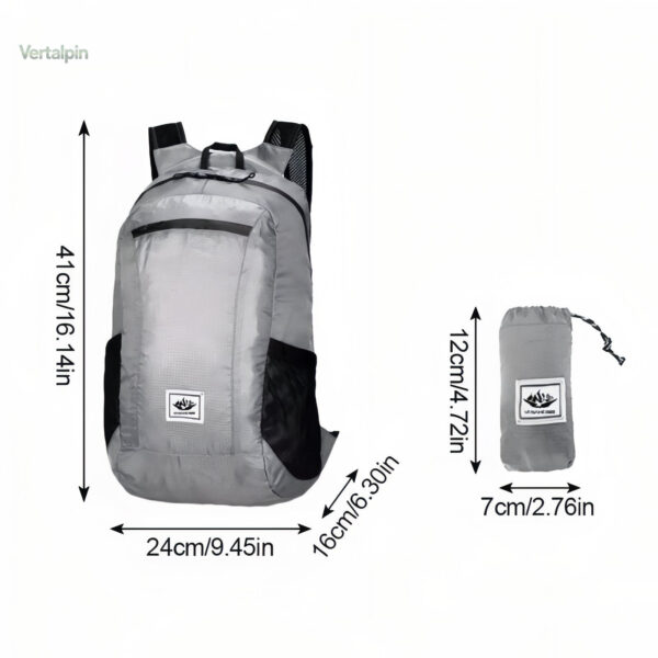 Sac à dos compact et léger pour les aventuriers