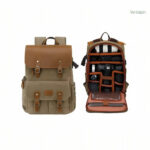 Sac à dos avec compartiments pour accessoires photo