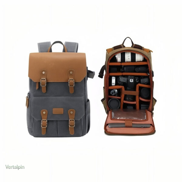 Sac à dos robuste pour aventures photographiques