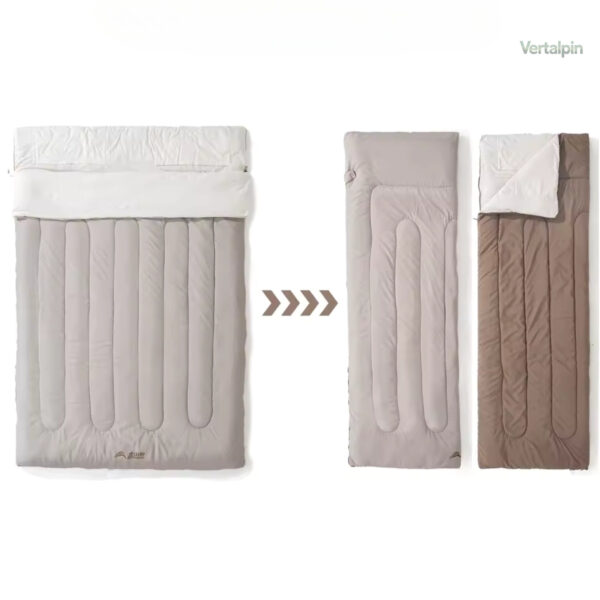 sac-de-couchage-2-personnes-detachable-1 Sac de couchage 2 personnes détachable pour trekking