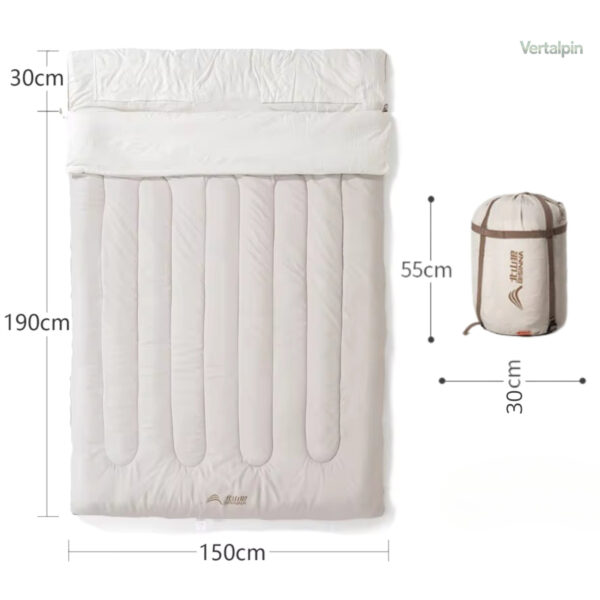 Sac de couchage léger pour camping à deux