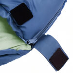 Sac de couchage bleu, chaleur et confort pour le trekking