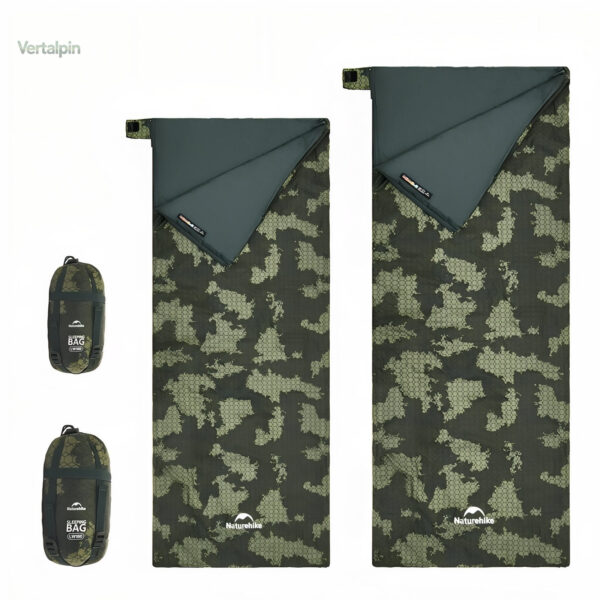 Sac de couchage léger avec motifs naturels