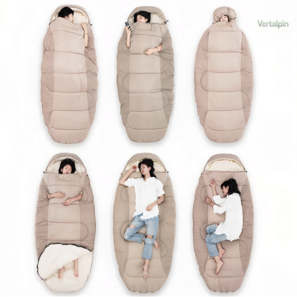 Duvet extra large, idéal pour le camping en groupe