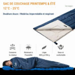 Sac de couchage ultra léger pour une randonnée confortable