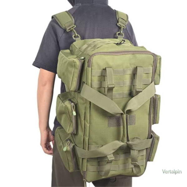 Sac à dos 55L, style militaire adapté aux treks