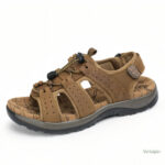 Sandales de marche en cuir pour homme