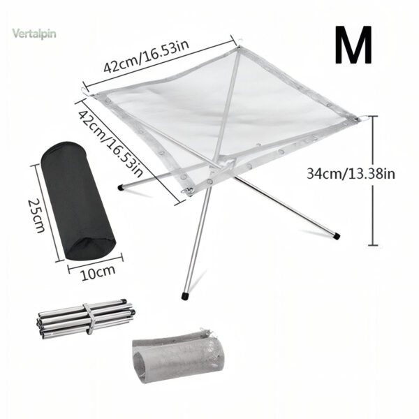 Accessoire pratique pour sécuriser votre feu de camp