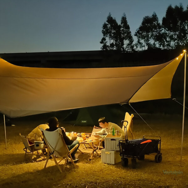Tarp de 5.1x5.1M pour abris en plein air