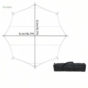 Tarp léger pour protection lors de randonnées
