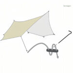 Tarp 5.1x5.1M pour voyages en nature