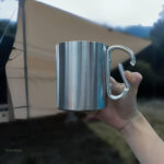 Tasse robuste avec mousqueton, parfaite pour le camping