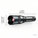 Zoom puissant 60X pour smartphone, idéal pour la photographie à distance