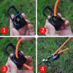 Tendeur léger pour cordes de tente durable