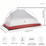 Tente compacte pour aventuriers, parfaite pour le camping