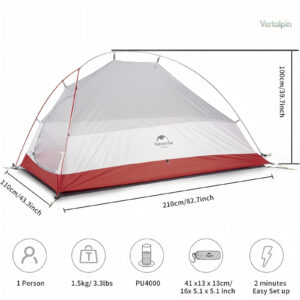 Tente compacte pour aventuriers, parfaite pour le camping