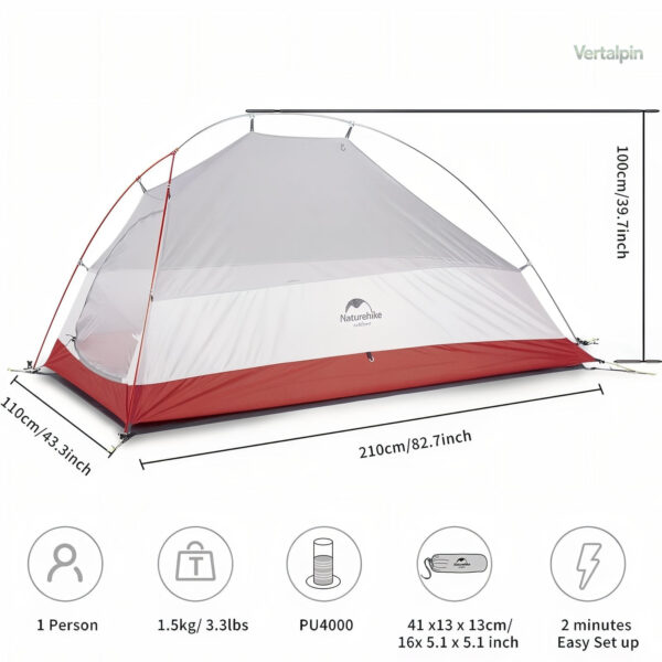 Tente compacte pour aventuriers, parfaite pour le camping