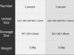 Tente 3 places design minimaliste
