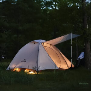 Tente 3 places adaptée au bivouac