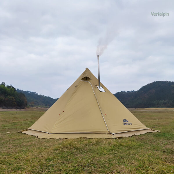Tente 4 saisons pour camping en hiver