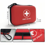 Kit de premiers secours randonnée avec 92 accessoires
