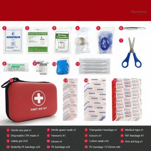 Trousse de premier secours multi-usages pour aventuriers