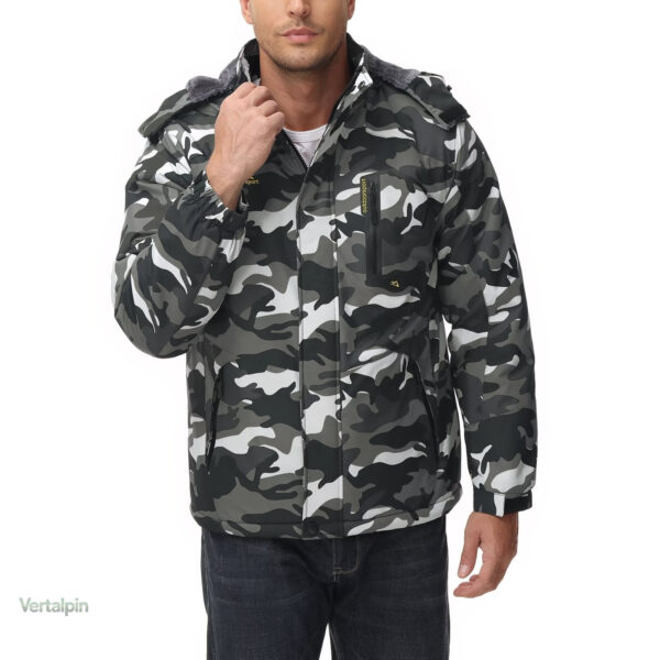 Veste de randonnée camo, protection contre les intempéries