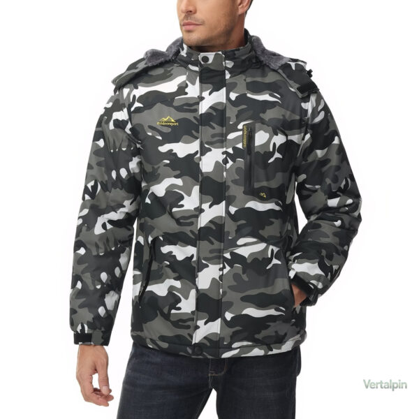 Veste camouflage robuste pour les activités en extérieur