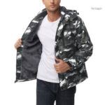 Veste camouflage déperlant pour toutes saisons de randonnée