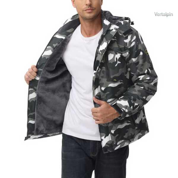 Veste camouflage déperlant pour toutes saisons de randonnée