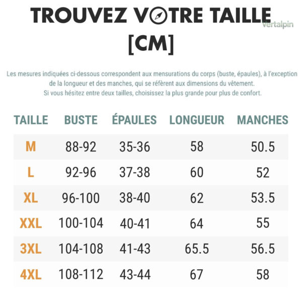 Veste facile à porter pour les aventures en plein air
